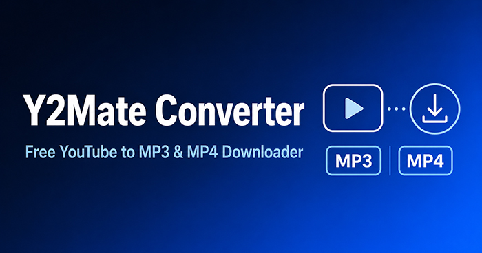 Y2Mate Converter free YouTube to MP4 and MP3 downloader